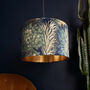 Enchanted Wood Velvet Lampshades In Grass Green, thumbnail 1 of 5