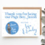 Personalised Page Boy Card And Badge, thumbnail 5 of 5