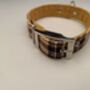 Check Fabric Designer Collar, Matching Lead Available, thumbnail 1 of 8