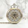 Personalised Pocket Watch With A Nautical Wheel Design, thumbnail 2 of 4