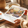 Barcelona Travel Print Of Park Güell, thumbnail 2 of 7