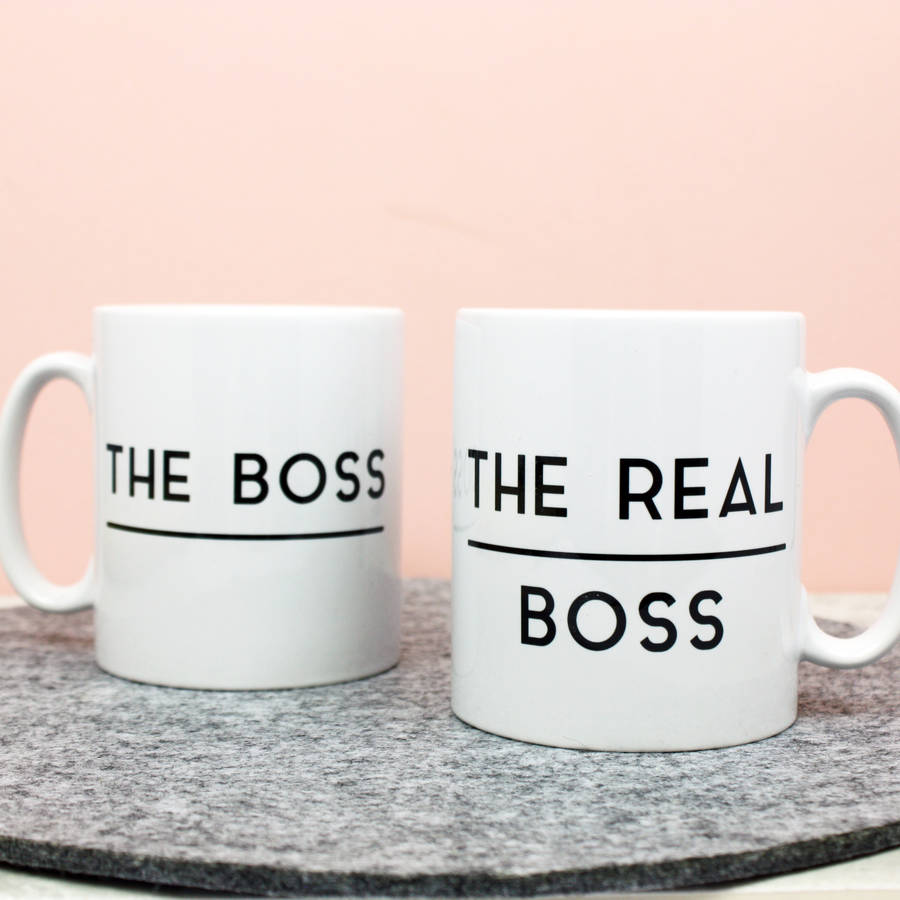 The Boss / Real Boss Mug Set, 1 of 6
