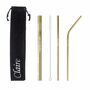 Gold Straw Personalised Gift Set, thumbnail 1 of 5