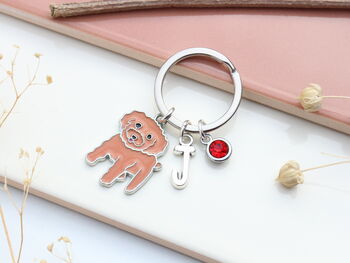 Personalised Cockapoo Keyring Miniature Poodle, Cavapoo, 2 of 12