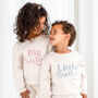 Embroidered Personalised Big/Little Sibling Sweatshirt Jumper, thumbnail 1 of 10