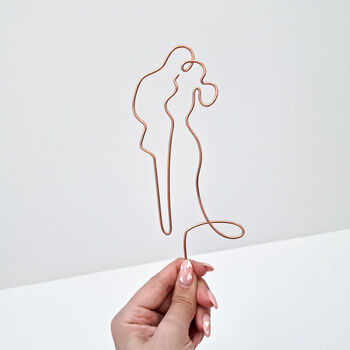 Minimalist Couple Figure Topper, 3 of 4