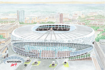 Tottenham Stadium Fine Art Print, 2 of 3