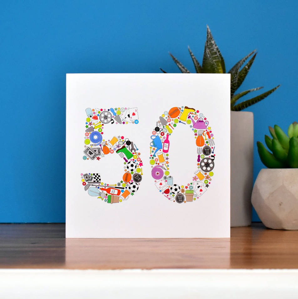 'Mens Things' Special Birthday Card By mrs L cards | notonthehighstreet.com