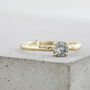 'Giselle' Salt And Pepper Diamond Engagement Ring, thumbnail 7 of 11