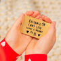 'Distance Can't Stop What Is Meant To Be' Wallet Card, thumbnail 1 of 7