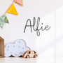 Baby Name Sign Childrens Room Sign Wire Wall Words, thumbnail 1 of 4