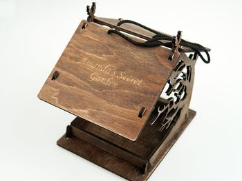 Personalised Birdfeeder For Patio And Garden, 10 of 11