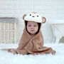 Personalised Cheeky Monkey Baby Towel, thumbnail 8 of 9