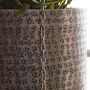 Zaio Triple Hammered Metal Hanging Planters, thumbnail 4 of 4