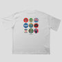 Golf Beer Mats Oversized T Shirt, thumbnail 3 of 10
