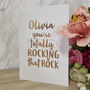 'Totally Rocking That Rock' Engagement Card, thumbnail 9 of 10