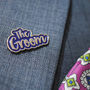 The Groom Wedding Day / Stag Do Party Enamel Lapel Pin, thumbnail 6 of 11