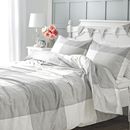 grey check brushed cotton duvet set by marquis & dawe ...