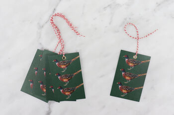 Luxury Green Pheasant Wrapping Paper, 2 of 3