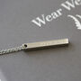 Personalised Bar Necklace, thumbnail 1 of 6