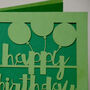 Personalised Papercut Birthday Card, thumbnail 4 of 7