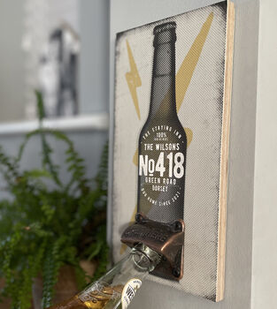 Personalised New Home Bottle Opener Housewarming Gift, 3 of 5