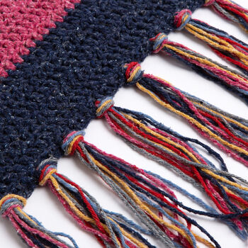 College Scarf Beginners Crochet Kit, 4 of 10