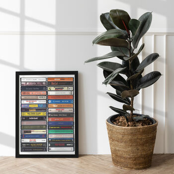 33rd Birthday Music From 1993 Personalised Print, 5 of 9