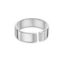 Crystal Split Band Ring 925 Solid Silver, thumbnail 1 of 4