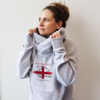 Lionesses World Cup Cowl Hoodie, 2 of 6