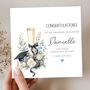 Graduation Floral Diplomas Card, Phd, Masters Card For Her, thumbnail 1 of 3