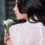 Long Sleeved Bridal Top | Button Back Wedding Dress Topper, thumbnail 12 of 12