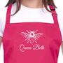 Personalised Bee Apron In Pink, thumbnail 2 of 5