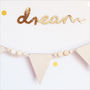 'Dream' Glitter Acrylic Sign, thumbnail 5 of 6