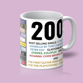 Personalised 18th Birthday Gift Mug Of 2006 Music, 4 of 6