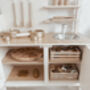 Personalised Wooden Cream Toy Kitchen, thumbnail 4 of 4