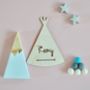 Personalised Adventurer Teepee Name Sign, thumbnail 5 of 11