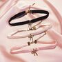 Bobbie Bow Charm Narrow Silk Choker, thumbnail 1 of 7