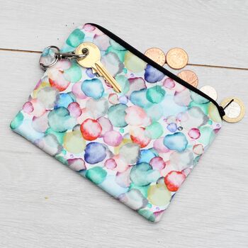 Bloom Silk Zipped Pouch Bag, 4 of 5