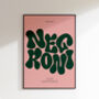 Negroni Print | Cocktail Poster | Wall Art | A5 A4 A3 | Bold | Typographic | Drink | Bar | Print | Groovy |, thumbnail 5 of 9