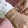 Delicate Swarovski Pearl Bracelet, thumbnail 7 of 11