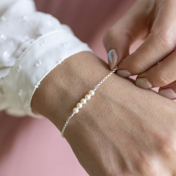 Delicate Swarovski Pearl Bracelet, 7 of 11