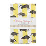Badger And Mole Stripe Tea Towel, thumbnail 4 of 4