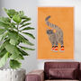 Custom Personalised Cat Pet Portrait In Shoes Print, thumbnail 7 of 9