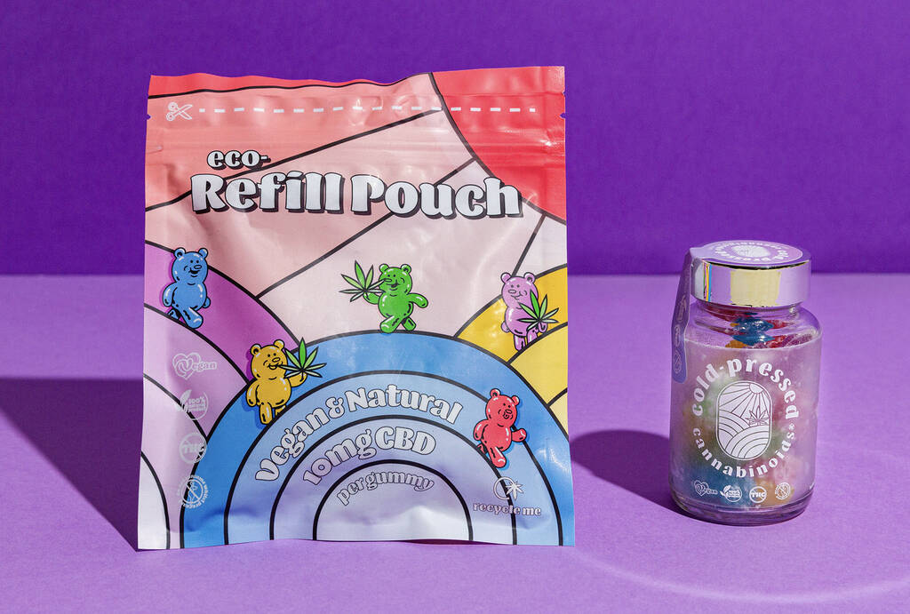 Mixed Fruit CBD Gummies 60 Pack By Calm Club