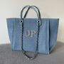 Personalised Colourful Large Chain Tote Beach Bag, thumbnail 2 of 5
