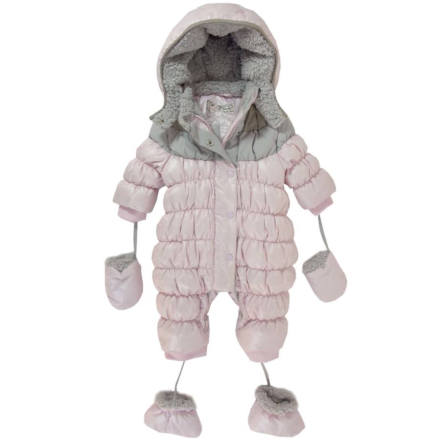 Baby French Designer Down Filled Snowsuit By Chateau de Sable