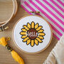 Hello Sunflower Mini Cross Stitch Kit, thumbnail 1 of 4
