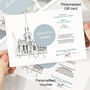 Personalised Christening Venue Sketch Gift, thumbnail 9 of 10