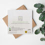 Sorry You're Leafing Plantable Seed Paper Card, thumbnail 2 of 2